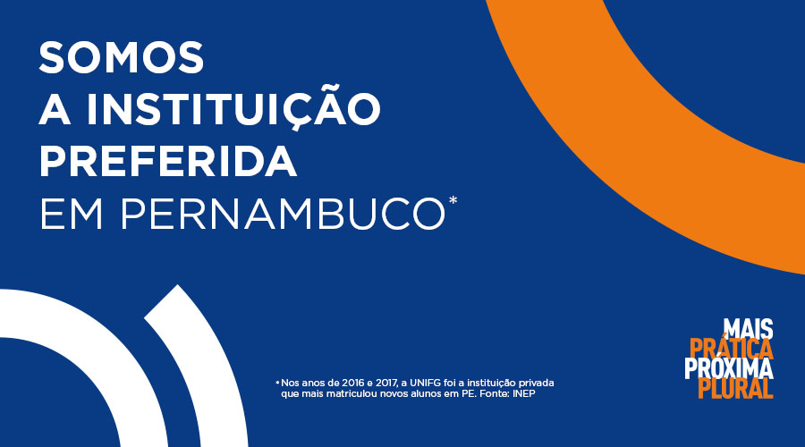 Censo mostra UNIFG como IES mais escolhida por novos alunos em Pernambuco