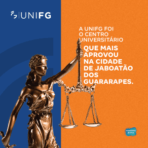 A UNIFG foi o centro universitário que mais aprovou na cidade de Jaboatão dos Guararapes.